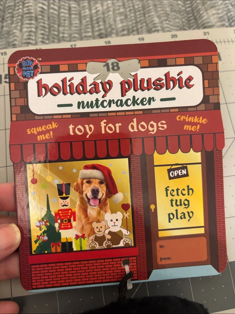 🎄🐾 Bow Wow Pet Products Holiday Nutcracker Dog Toys – Set of 2 – NEW! 🎁